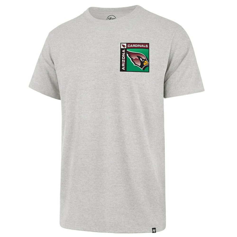 Arizona Cardinals '47 Chrome Plate Franklin T-Shirt Gray