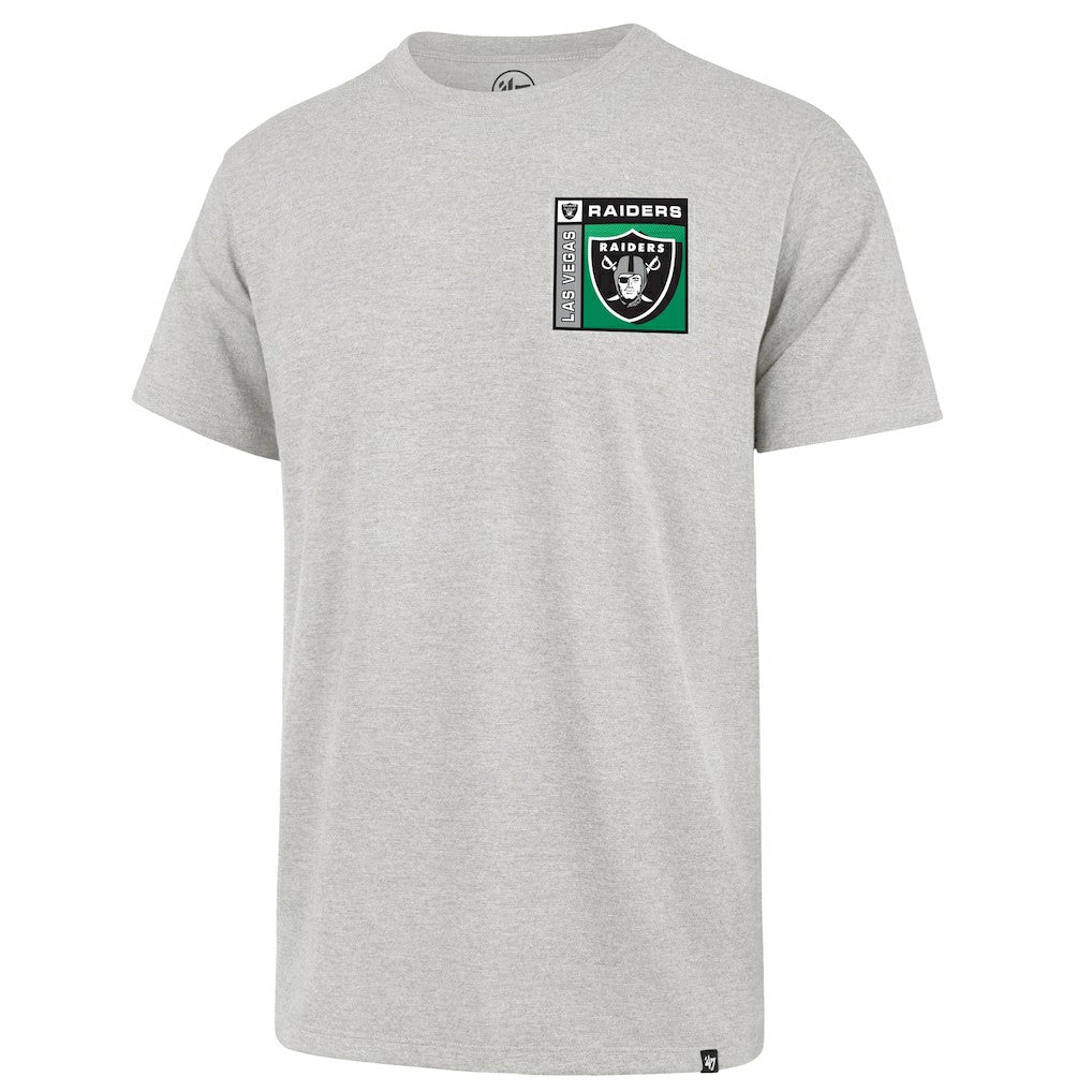 Las Vegas Raiders '47 Chrome Plate Franklin T-Shirt Gray