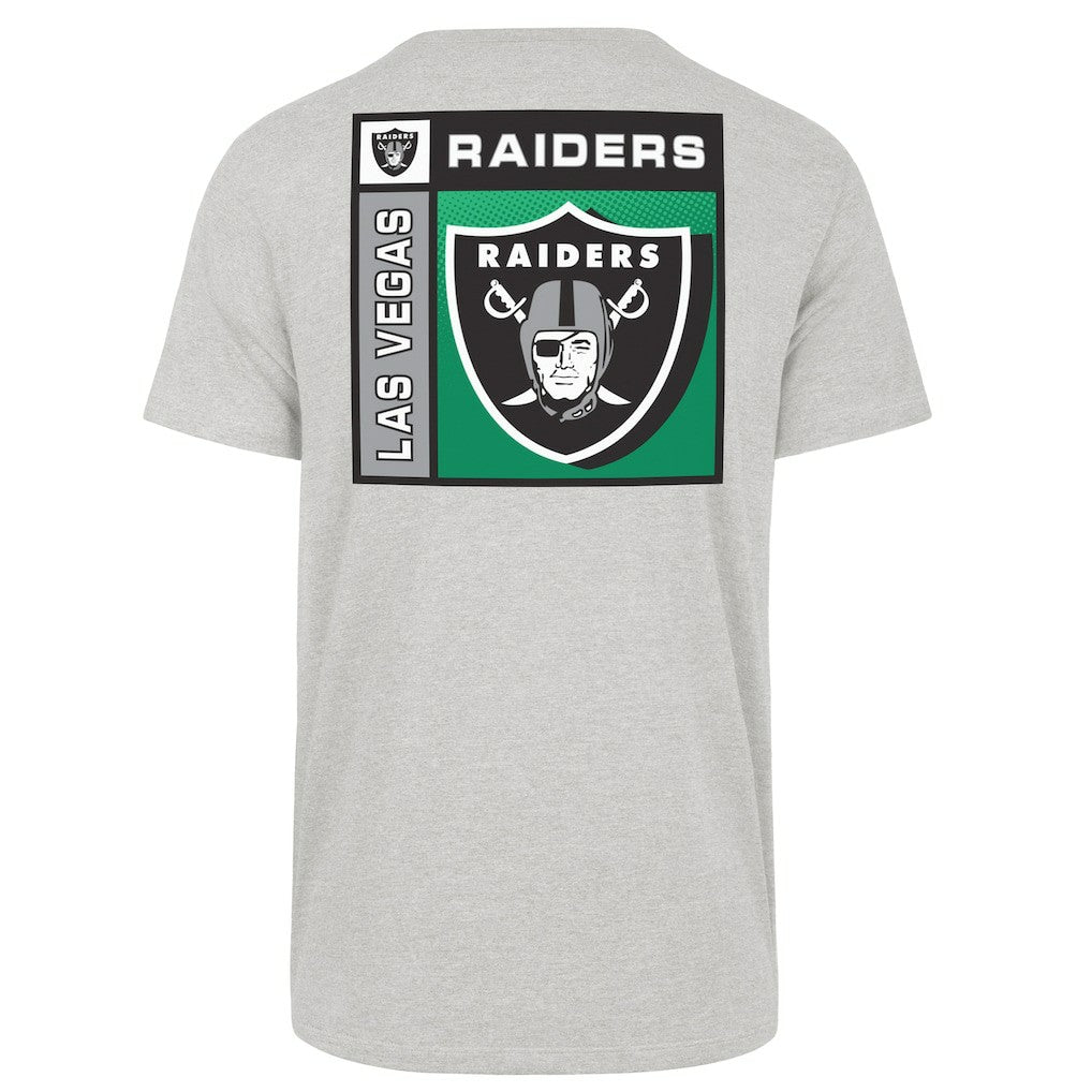 Las Vegas Raiders '47 Chrome Plate Franklin T-Shirt Gray