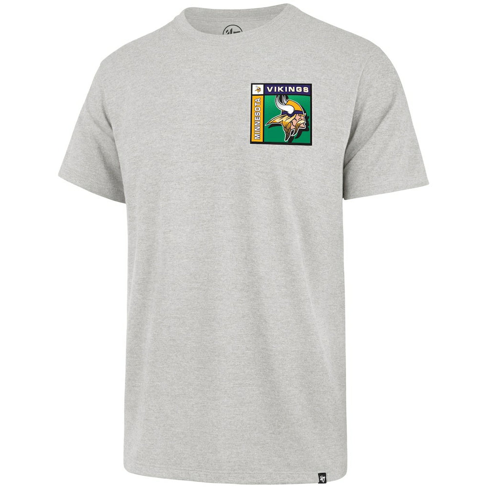 Minnesota Vikings '47 Chrome Plate Franklin T-Shirt Gray