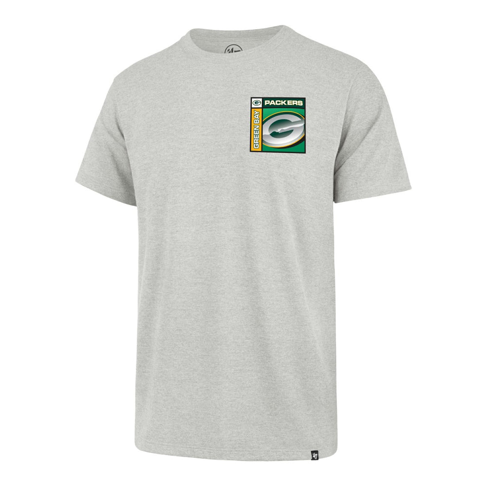Green Bay Packers '47 Chrome Plate Franklin T-Shirt Gray