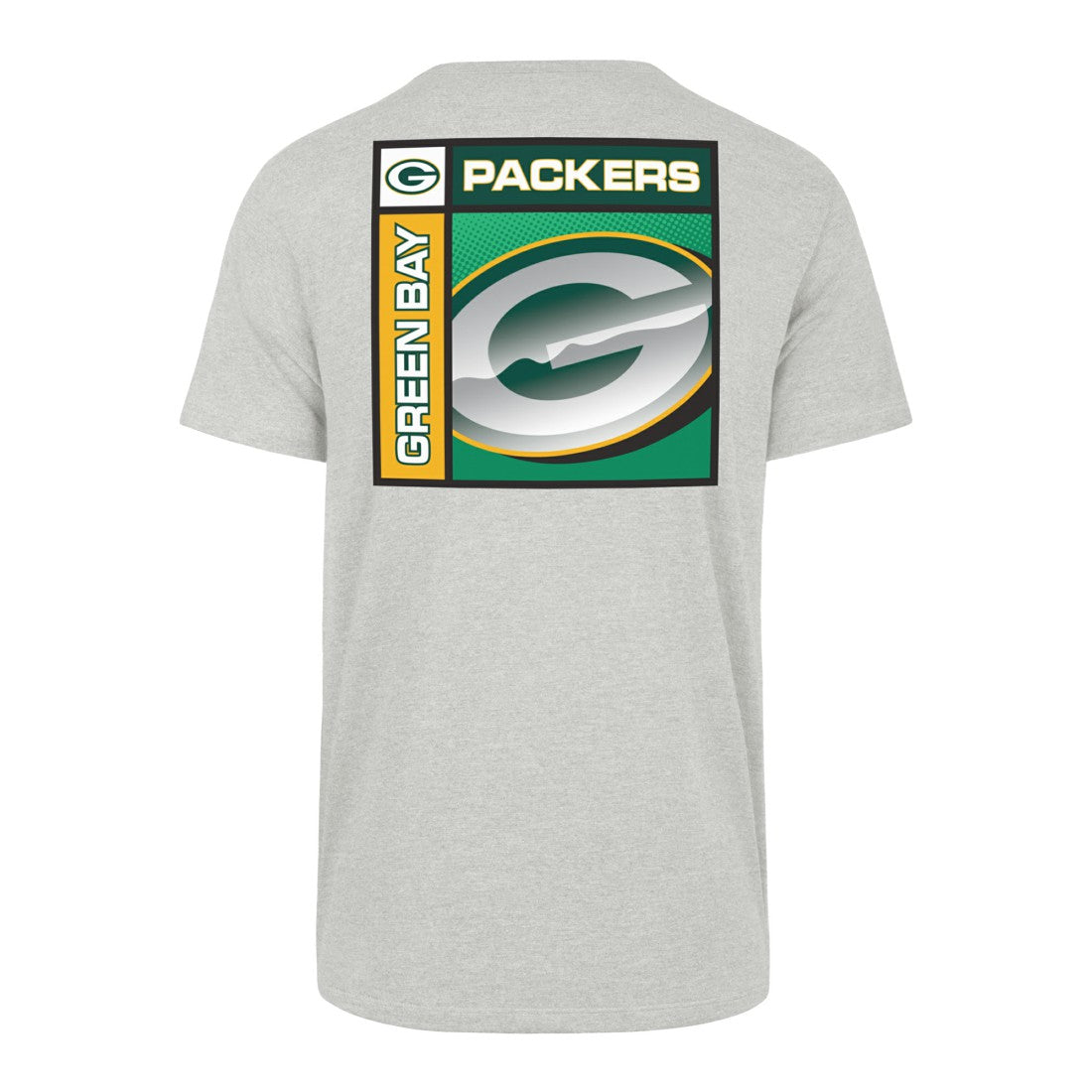 Green Bay Packers '47 Chrome Plate Franklin T-Shirt Gray