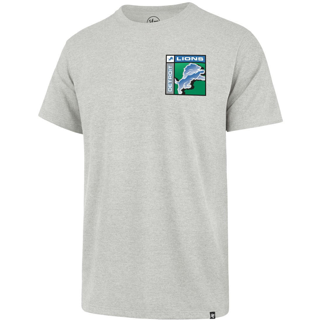 Detroit Lions '47 Chrome Plate Franklin T-Shirt Gray