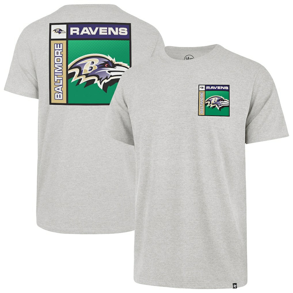 Baltimore Ravens '47 Chrome Plate Franklin T-Shirt Gray