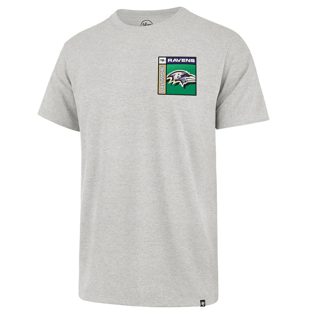 Baltimore Ravens '47 Chrome Plate Franklin T-Shirt Gray