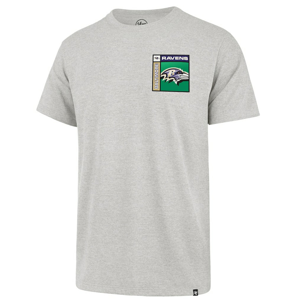 Baltimore Ravens '47 Chrome Plate Franklin T-Shirt Gray