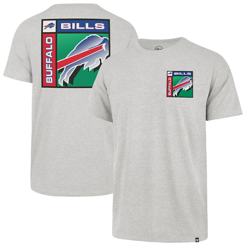 Buffalo Bills '47 Chrome Plate Franklin T-Shirt Gray