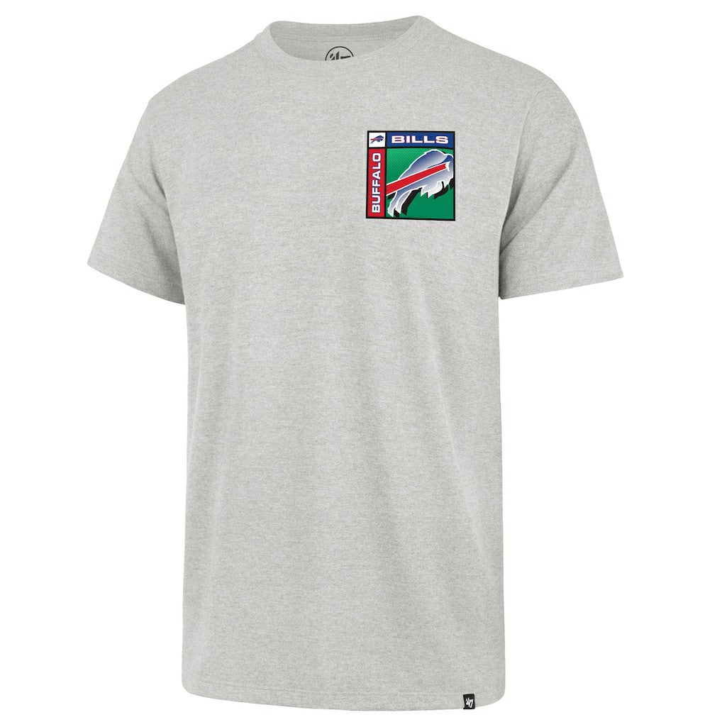 Buffalo Bills '47 Chrome Plate Franklin T-Shirt Gray