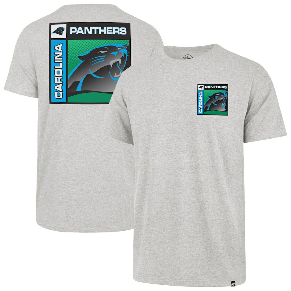 Carolina Panthers '47 Chrome Plate Franklin T-Shirt Gray