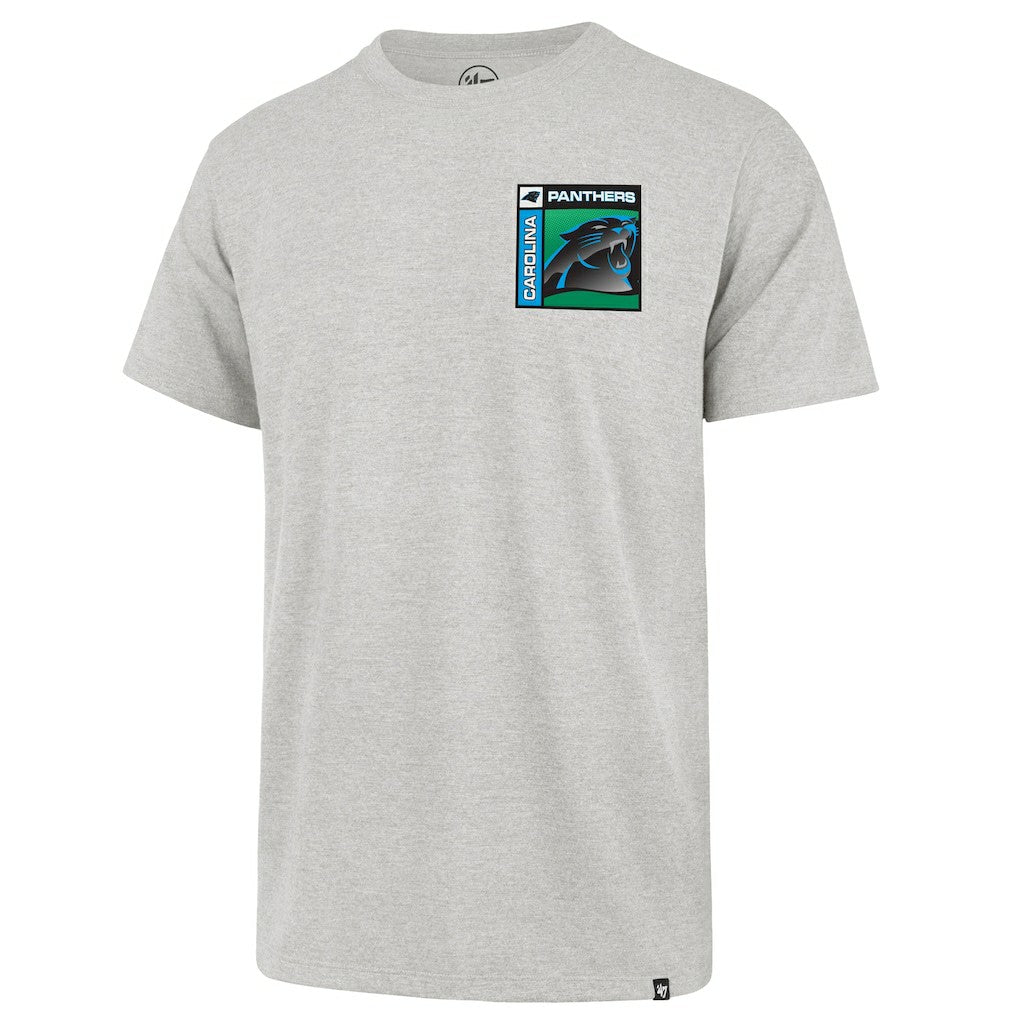 Carolina Panthers '47 Chrome Plate Franklin T-Shirt Gray