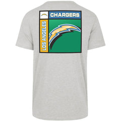 Los Angeles Chargers '47 Chrome Plate Franklin T-Shirt Gray