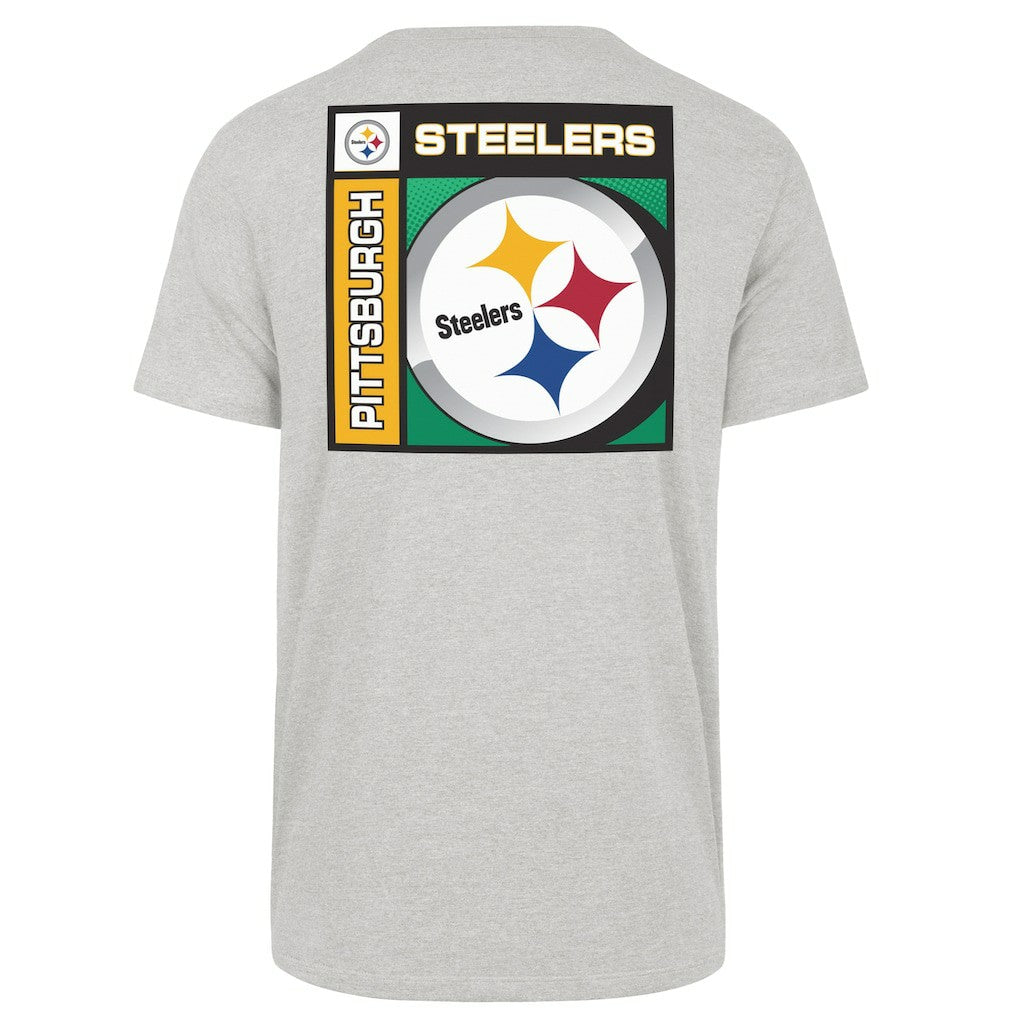 Pittsburgh Steelers '47 Chrome Plate Franklin T-Shirt Gray
