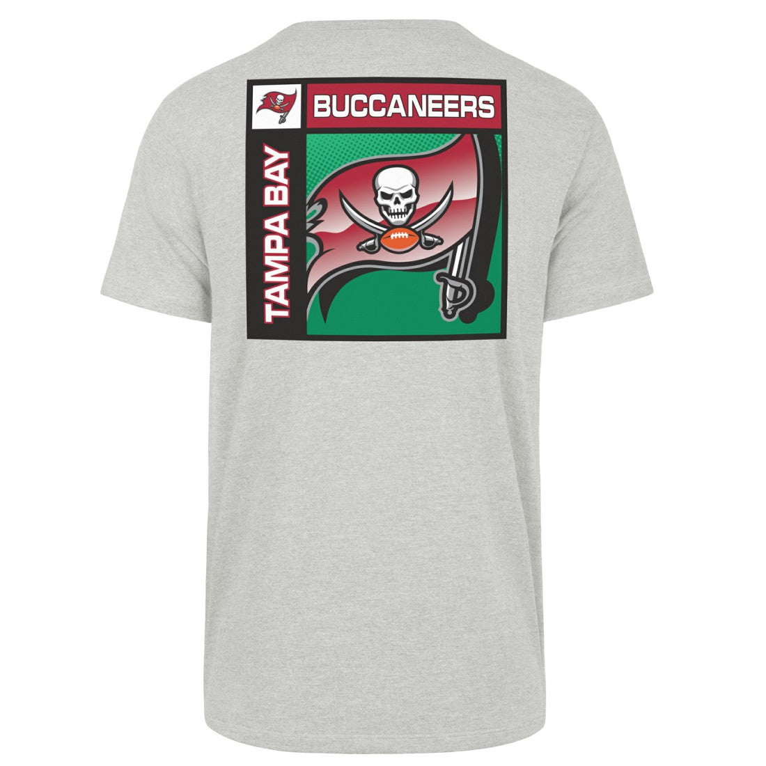Tampa Bay Buccaneers '47 Chrome Plate Franklin T-Shirt Gray
