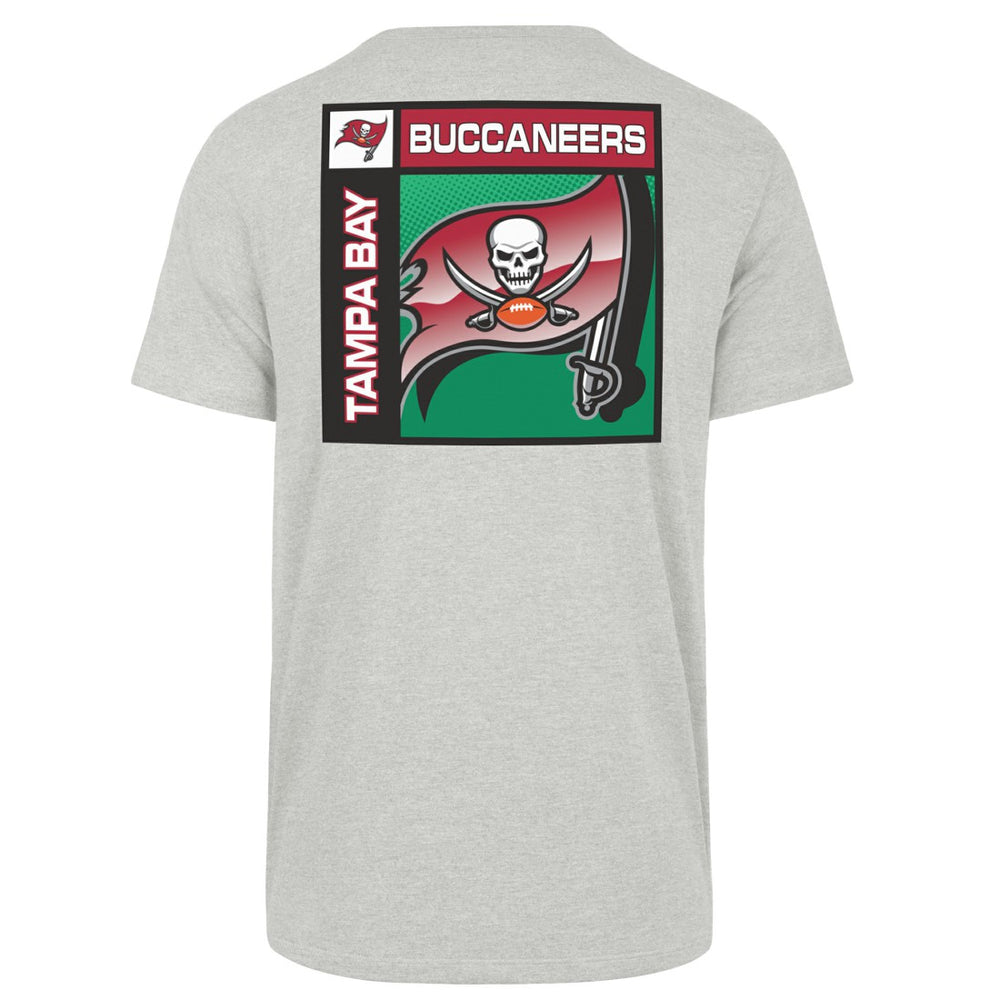 Tampa Bay Buccaneers '47 Chrome Plate Franklin T-Shirt Gray