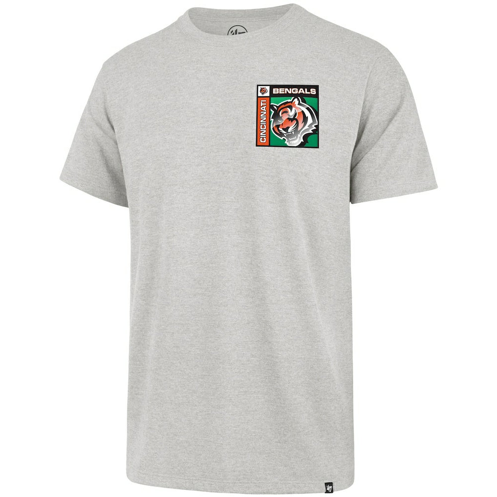 Cincinnati Bengals '47 Chrome Plate Franklin T-Shirt Gray