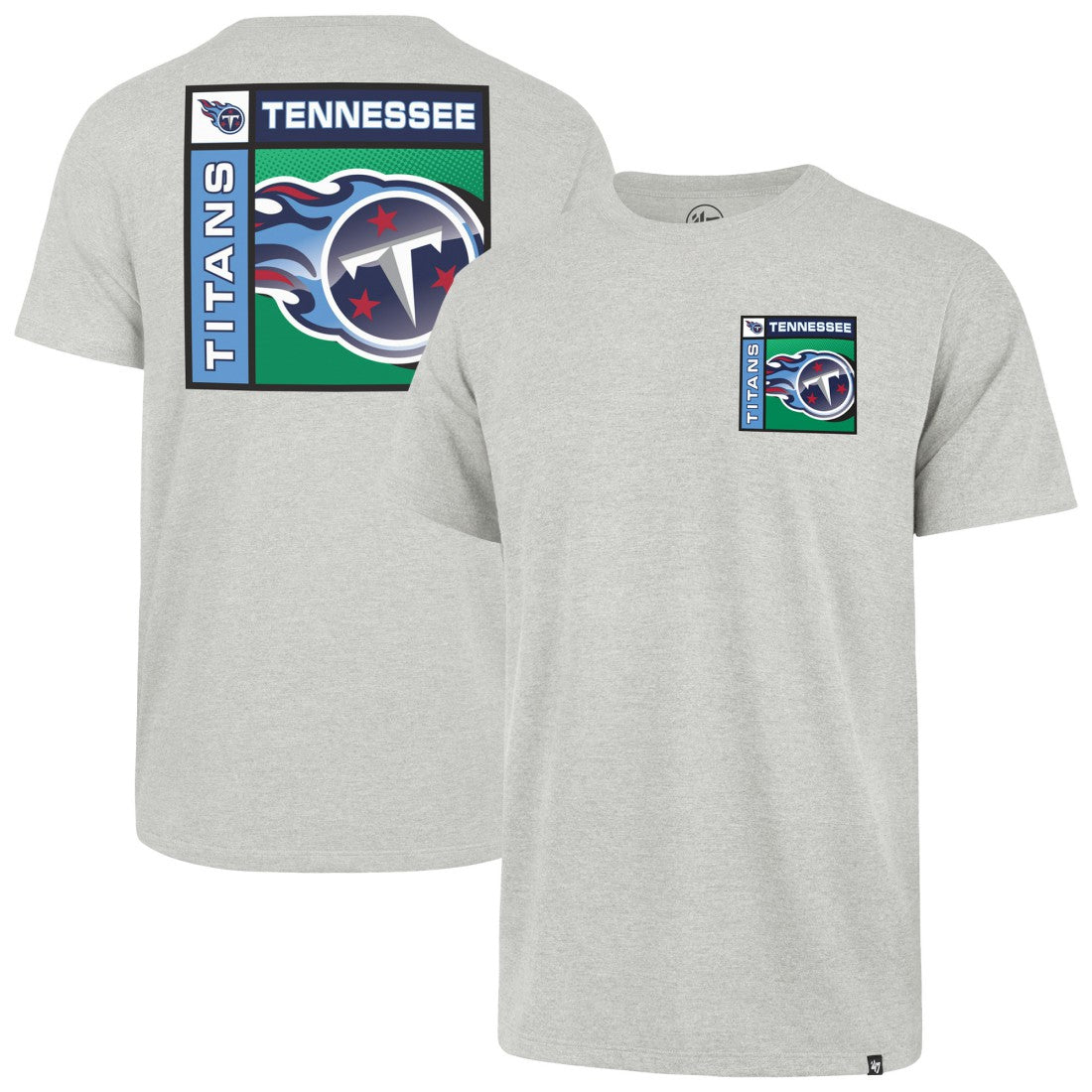 Tennessee Titans '47 Chrome Plate Franklin T-Shirt Gray