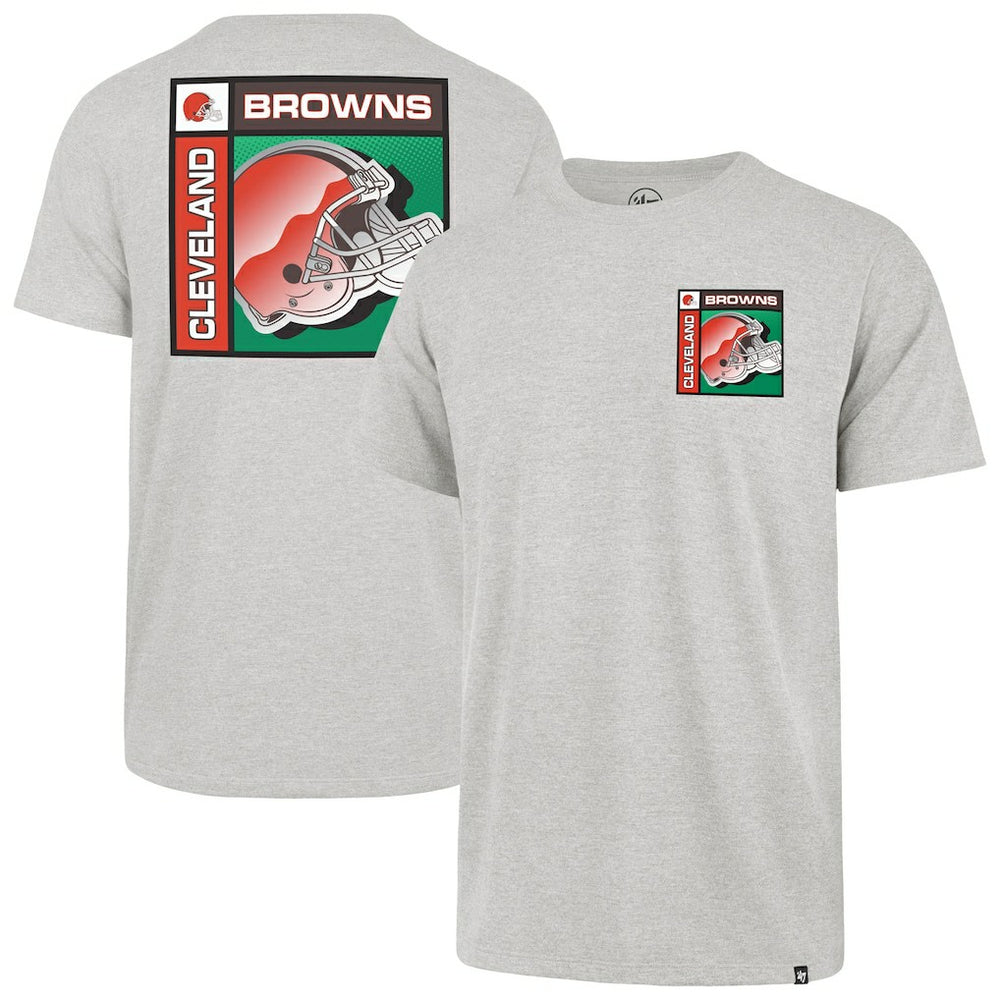 Cleveland Browns '47 Chrome Plate Franklin T-Shirt Gray