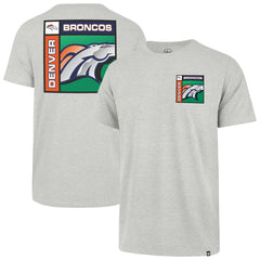 Denver Broncos '47 Chrome Plate Franklin T-Shirt Gray