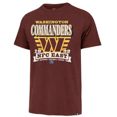Washington Commanders '47 Stripe Splash Franklin T-Shirt Burgundy