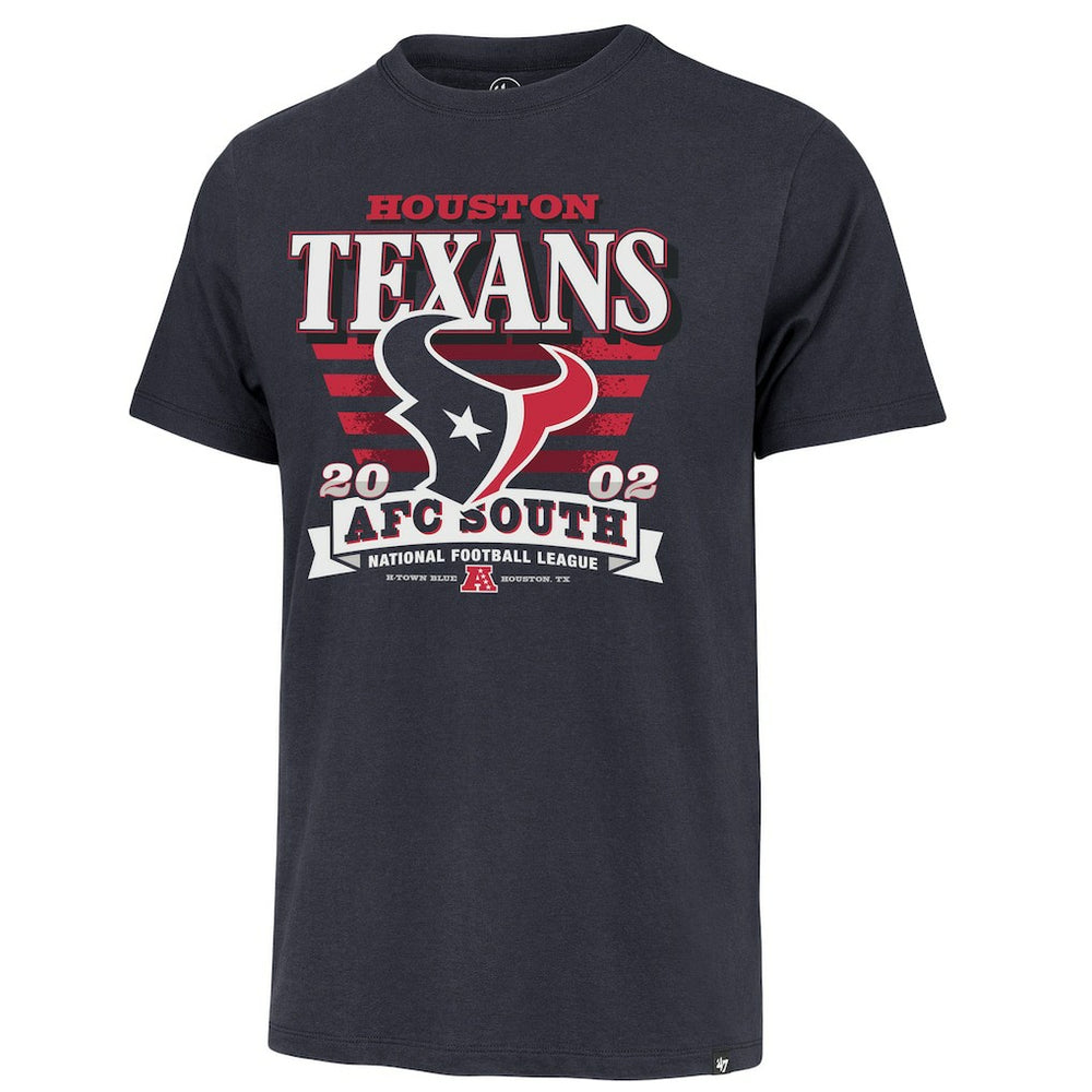 Houston Texans '47 Stripe Splash Franklin T-Shirt Navy