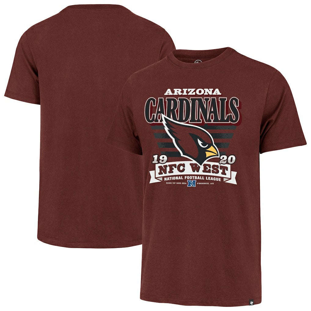 Arizona Cardinals '47 Stripe Splash Franklin T-Shirt Cardinal