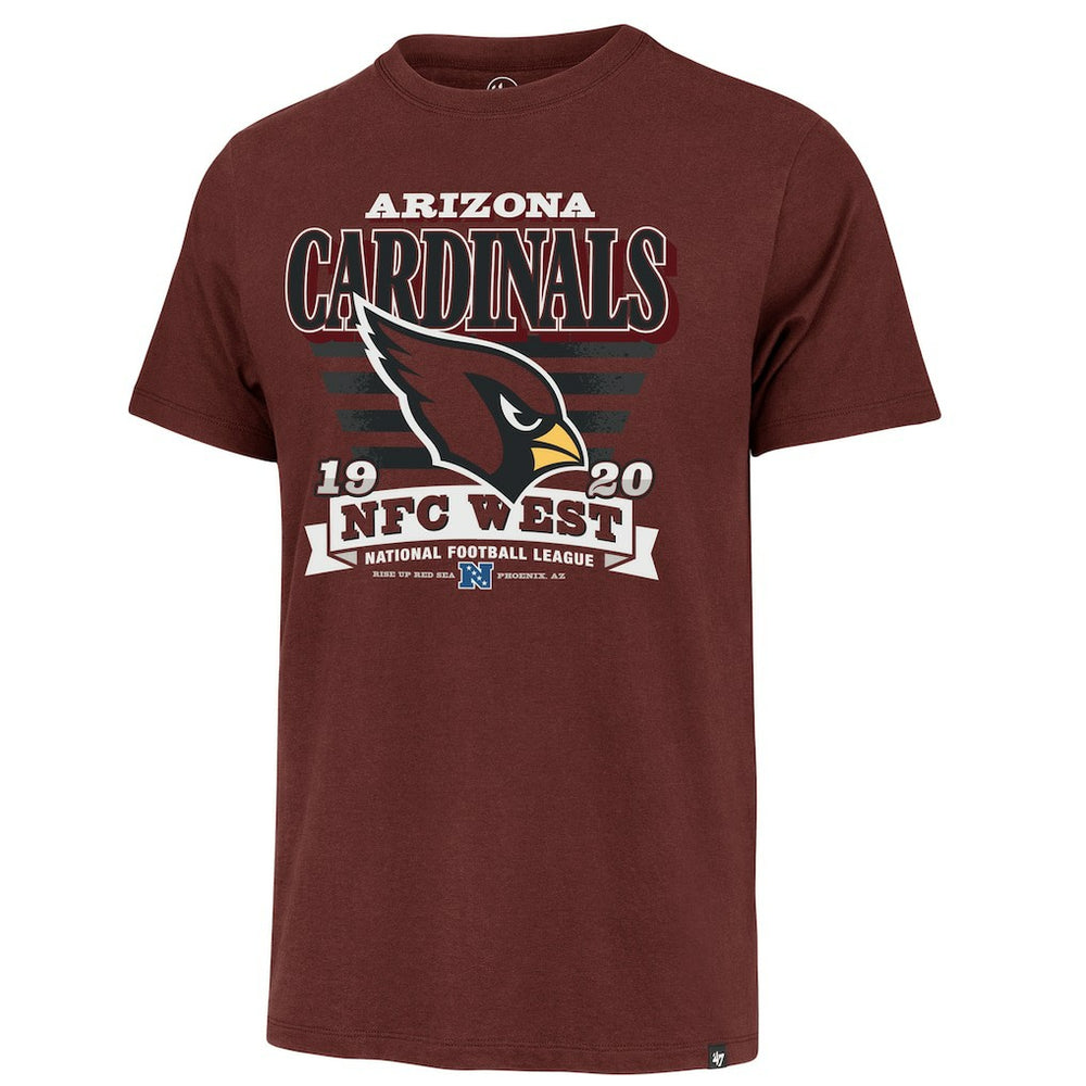 Arizona Cardinals '47 Stripe Splash Franklin T-Shirt Cardinal