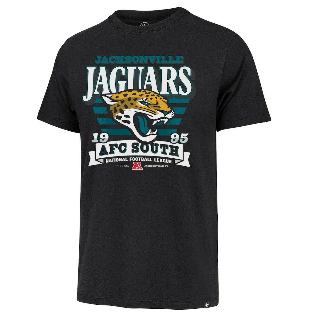 Jacksonville Jaguars '47 Stripe Splash Franklin T-Shirt Black
