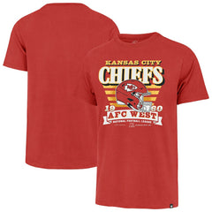 Kansas City Chiefs '47 Stripe Splash Franklin T-Shirt Red