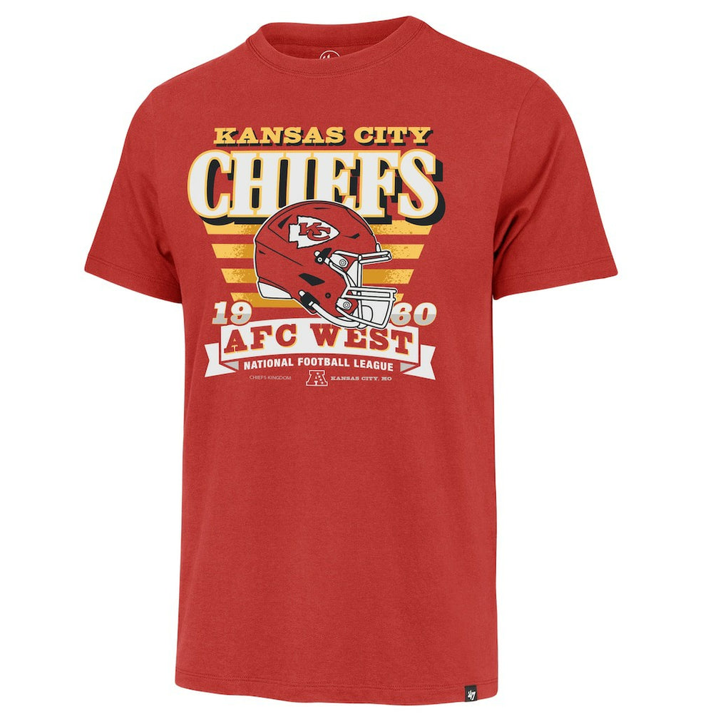 Kansas City Chiefs '47 Stripe Splash Franklin T-Shirt Red