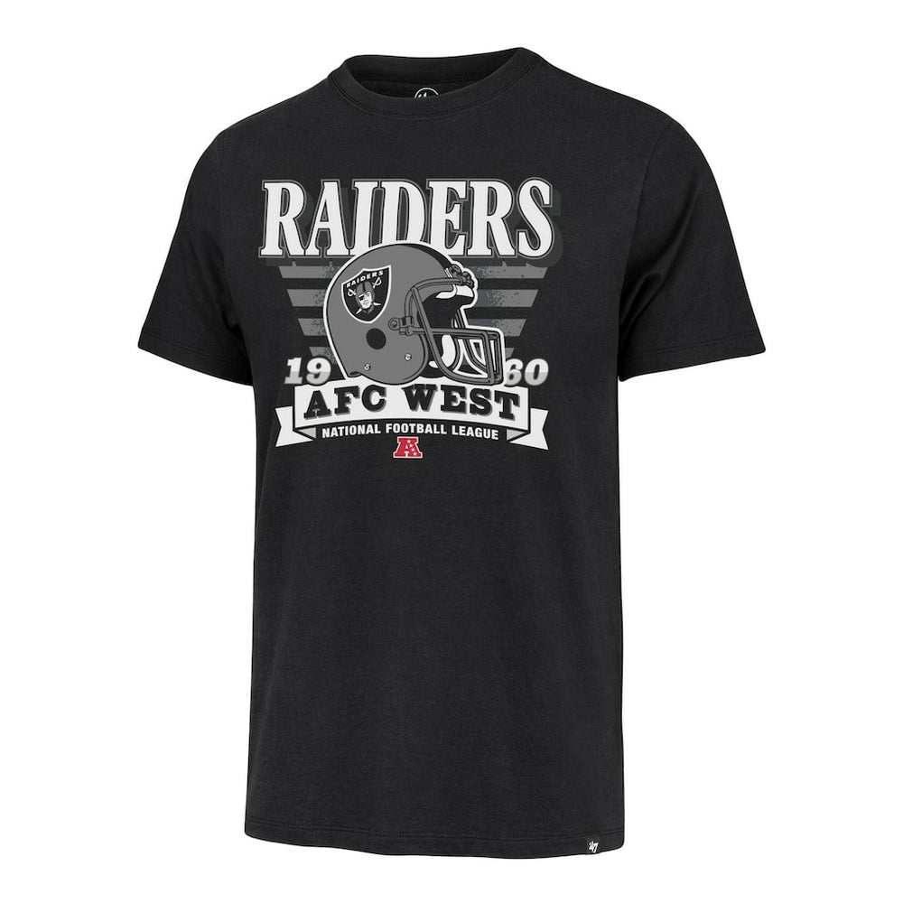 Las Vegas Raiders '47 Stripe Splash Franklin Throwback T-Shirt Black