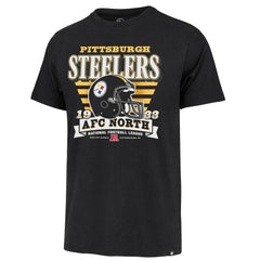 Pittsburgh Steelers '47 Stripe Splash Franklin Throwback T-Shirt Black