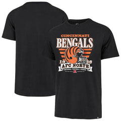 Cincinnati Bengals '47 Stripe Splash Franklin Throwback T-Shirt Black