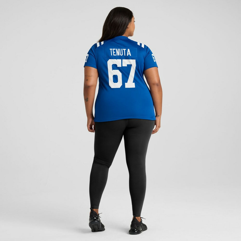 Luke Tenuta Indianapolis Colts Women's Team Game Jersey Royal