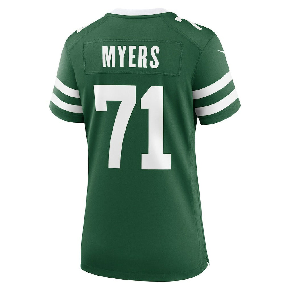 Josh Myers New York Jets Women's Game Jersey Legacy Green