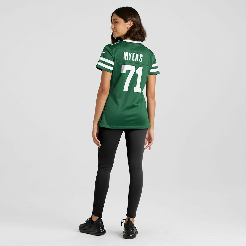 Josh Myers New York Jets Women's Game Jersey Legacy Green