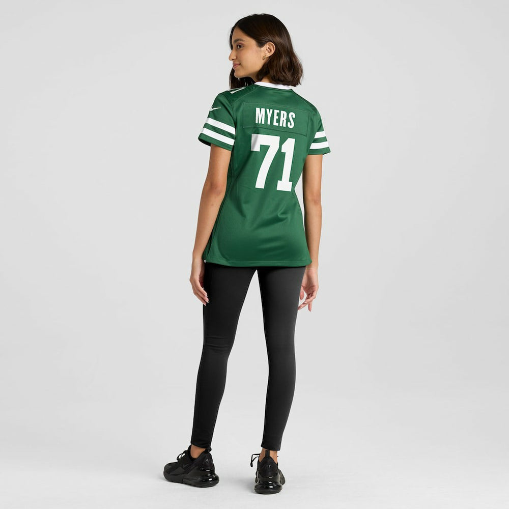 Josh Myers New York Jets Women's Game Jersey Legacy Green