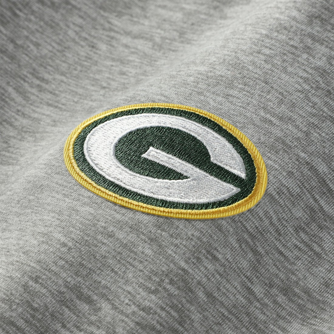 Green Bay Packers Antigua Urgent Pullover Hoodie Heather Gray/Black