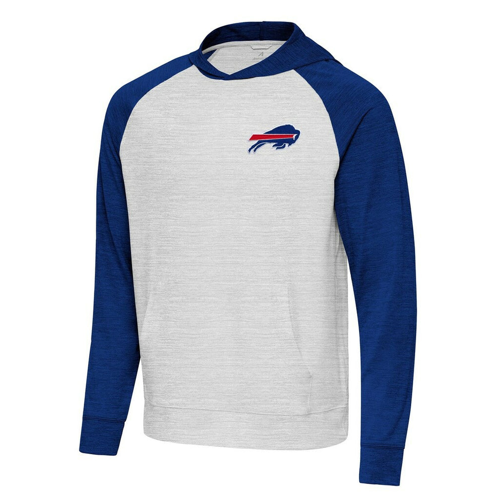 Buffalo Bills Antigua Urgent Pullover Hoodie Royal/Gray