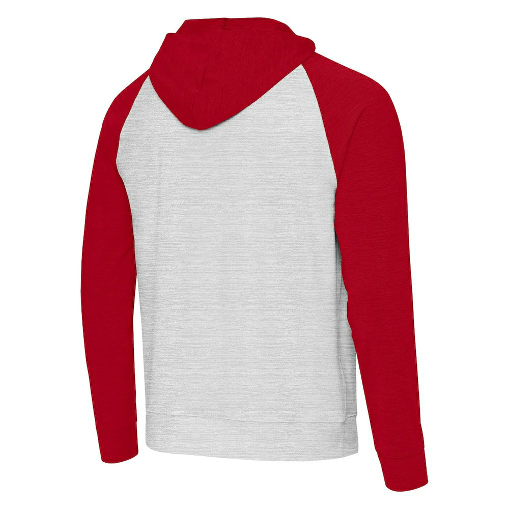 Kansas City Chiefs Antigua Urgent Pullover Hoodie Red/Gray