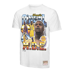 Shaquille O'Neal Los Angeles Lakers Commemorative Collage T-Shirt White