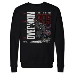 NHL Alexander Ovechkin Washington Capitals 500 Level NHL All-Time Leading Goal Scorer Throwback Pullover Sweatshirt - Black