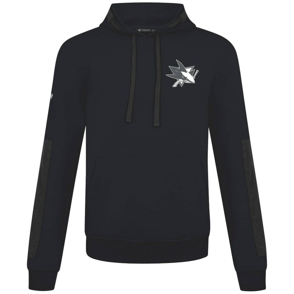 NHL San Jose Sharks Levelwear Bombay Response Pullover Hoodie - Black