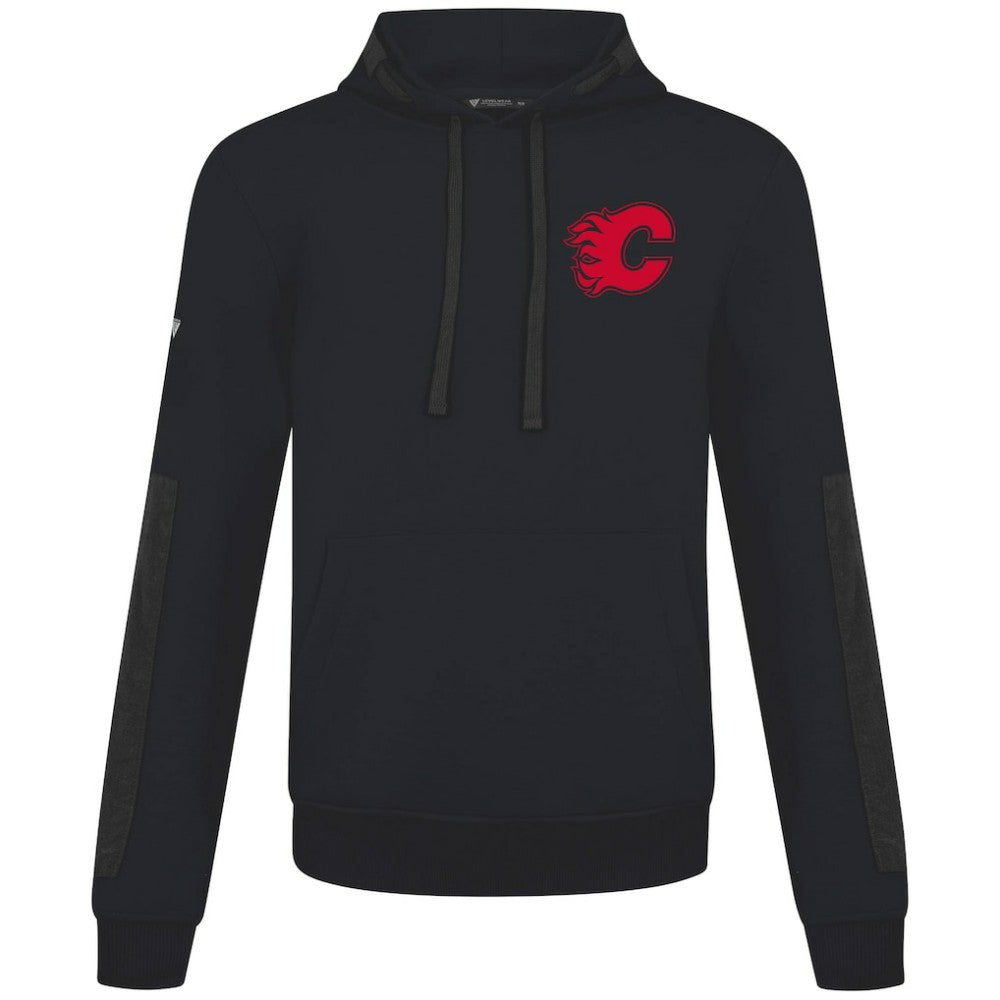 NHL Calgary Flames Levelwear Bombay Response Pullover Hoodie - Black