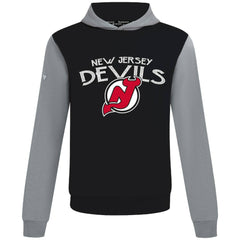 NHL New Jersey Devils Levelwear Ultimate Mission Pullover Hoodie - Black/Gray