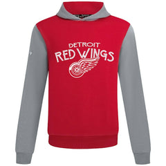 NHL Detroit Red Wings Levelwear Ultimate Mission Pullover Hoodie - Red/Gray