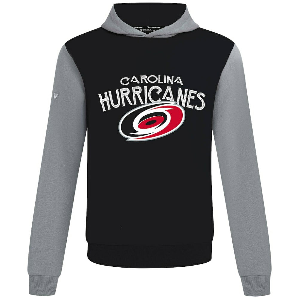 NHL Carolina Hurricanes Levelwear Ultimate Mission Pullover Hoodie - Black/Gray