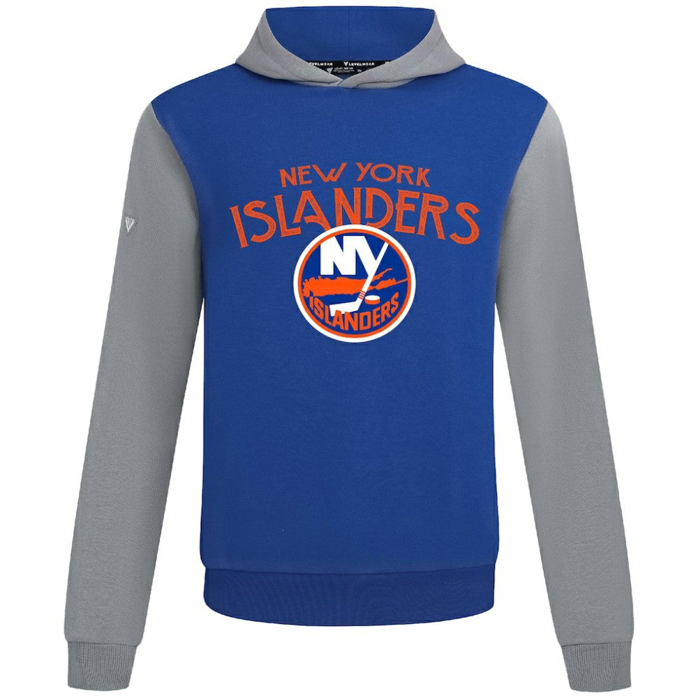 NHL New York Islanders Levelwear Ultimate Mission Pullover Hoodie - Royal/Gray