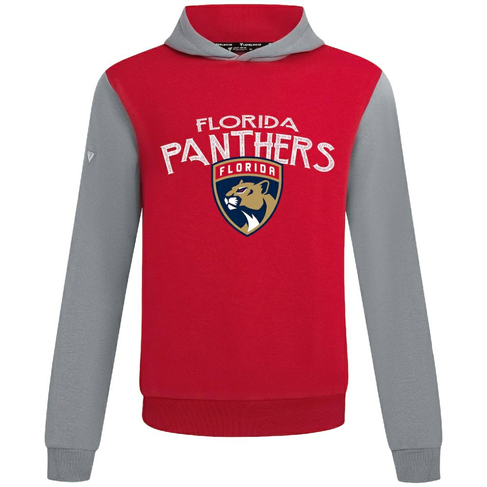 NHL Florida Panthers Levelwear Ultimate Mission Pullover Hoodie - Red/Gray