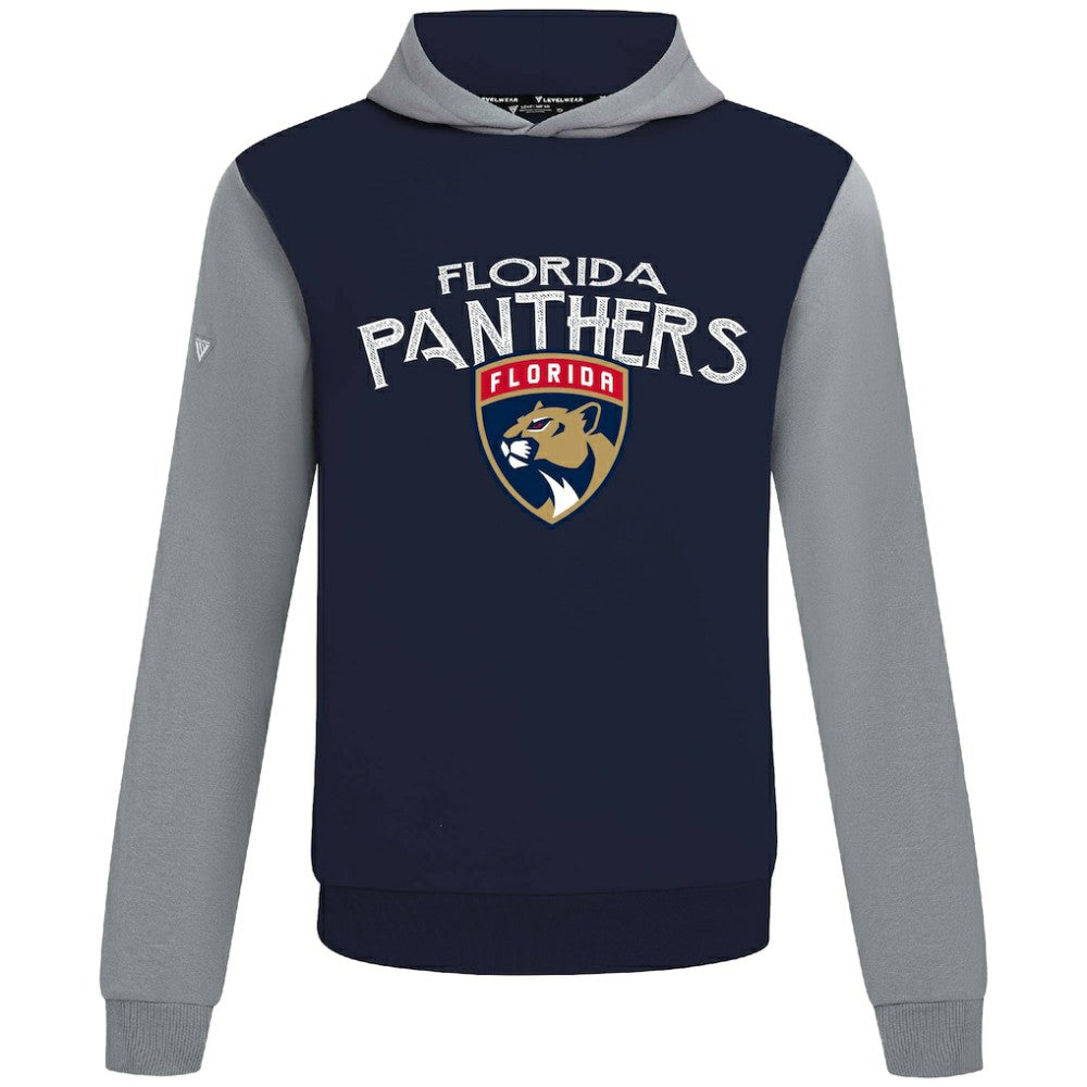 NHL Florida Panthers Levelwear Ultimate Mission Pullover Hoodie - Navy/Gray