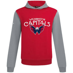 NHL Washington Capitals Levelwear Ultimate Mission Pullover Hoodie - Red/Gray